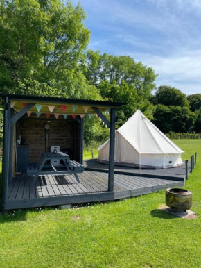 Bell tent 1 Glyncoch isaf farm